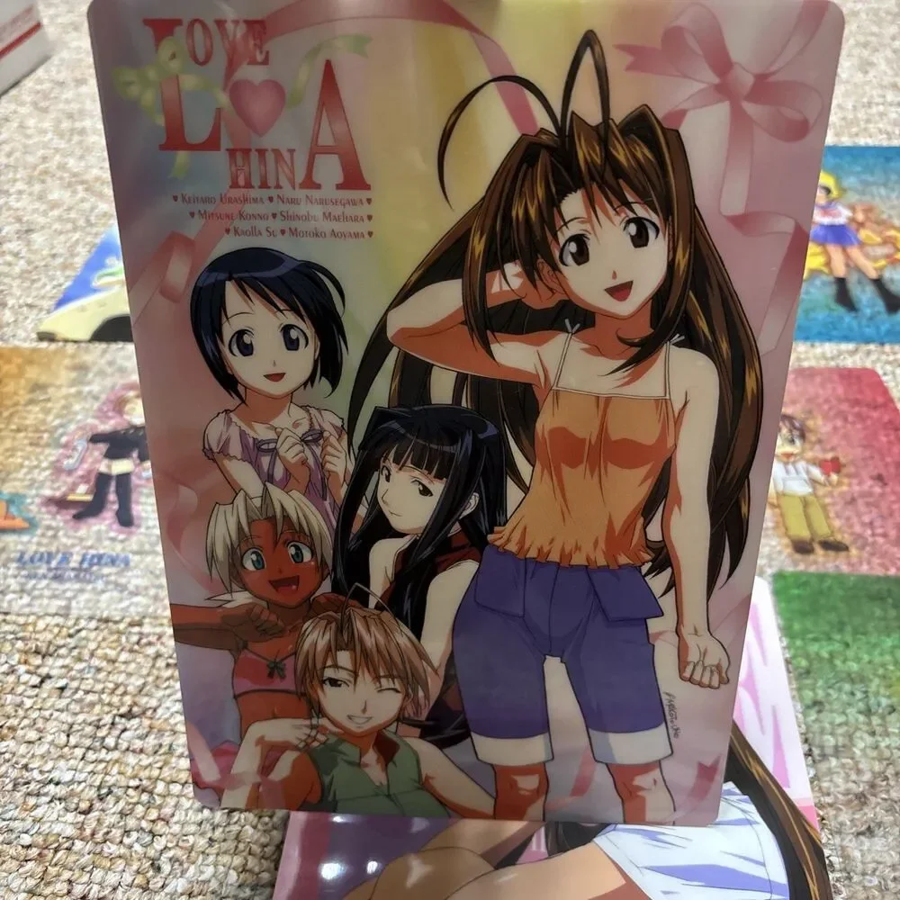 Love Hina Shitajiki Pencil Boards Lot (8 total) - ~7x10